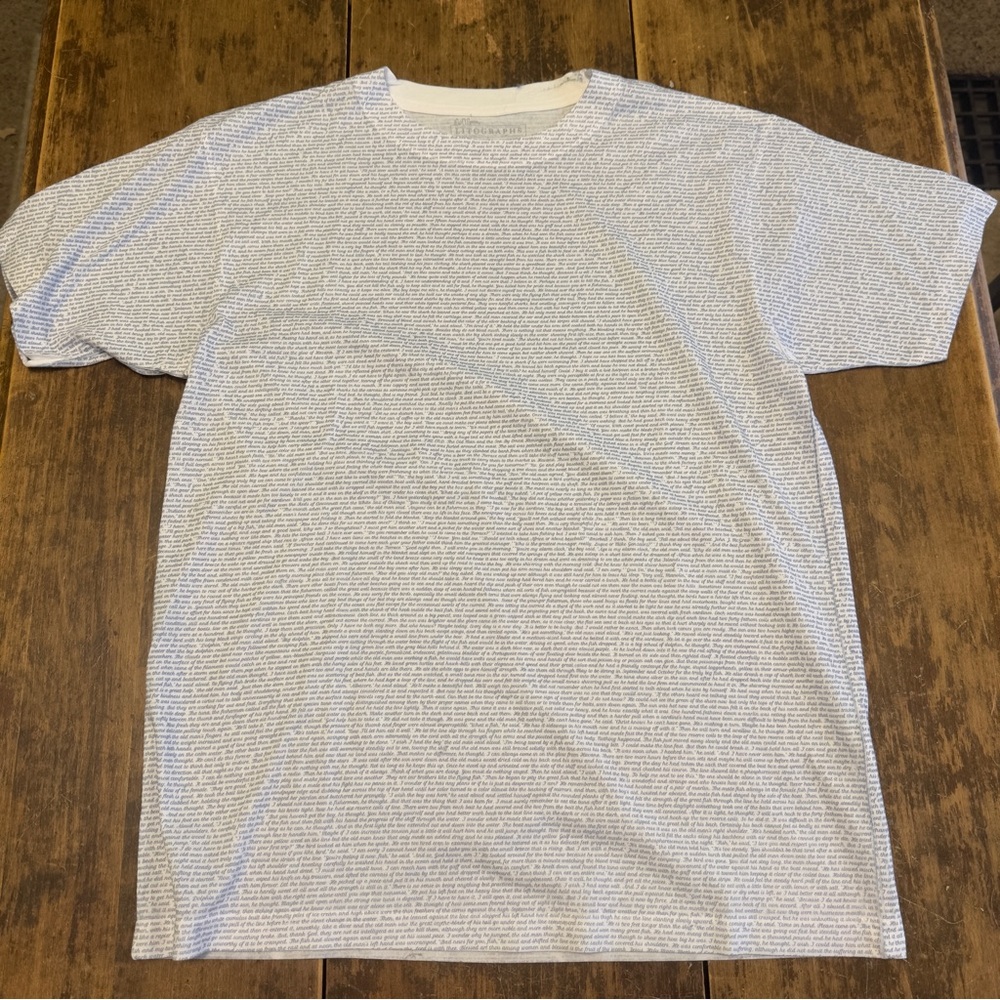 Litographs Tee - Old Man and the Sea
